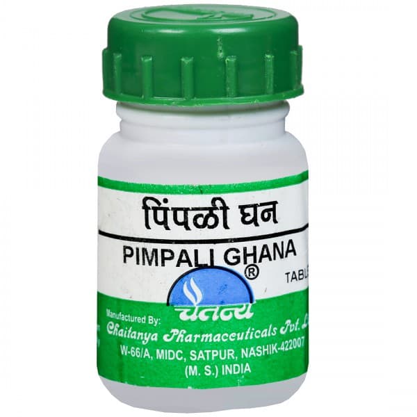 Chaitanya Pimpali Ghana 250 mg 60 Tablets