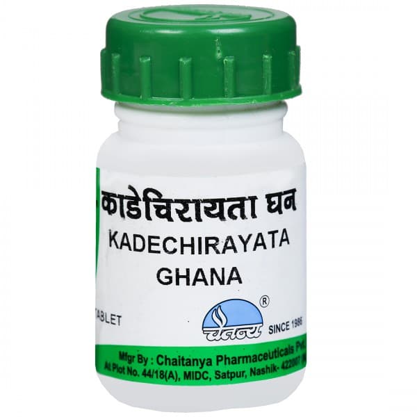 Chaitanya Kadechirayata Ghana 250 mg 60 Tablets