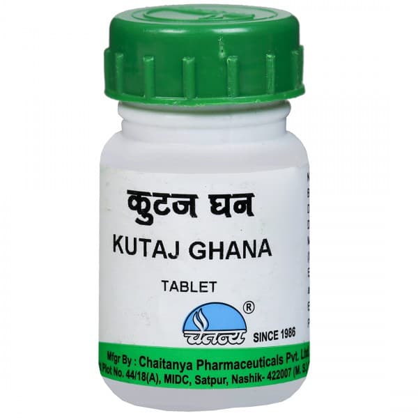 Chaitanya Kutaj Ghana 250 mg 60 Tablets