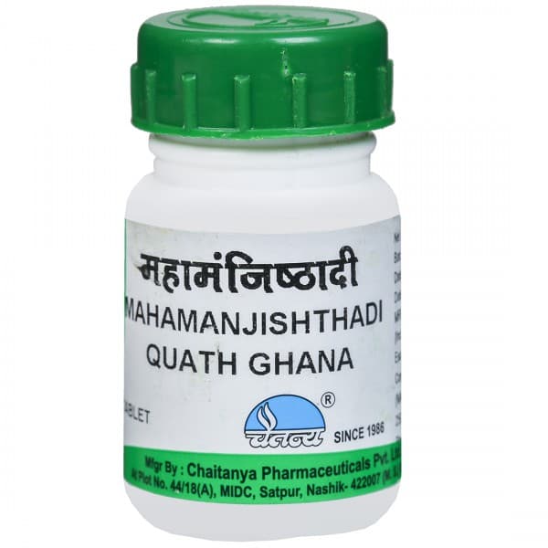 Chaitanya Mahamanjishthadi Quath Ghana 250 mg 60 Tablets