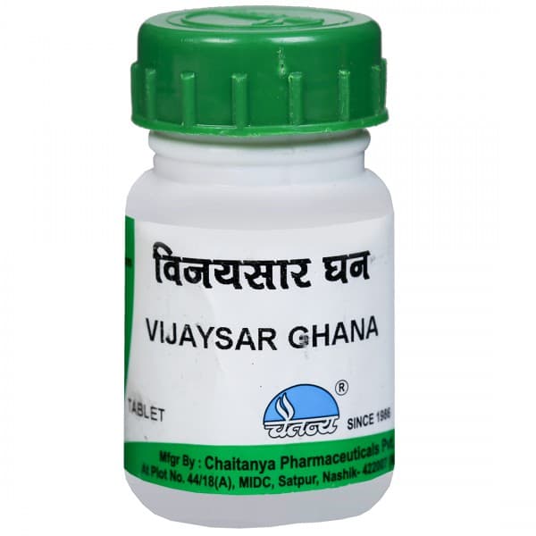Chaitanya Vijaysar Ghana 250 mg 60 Tablets