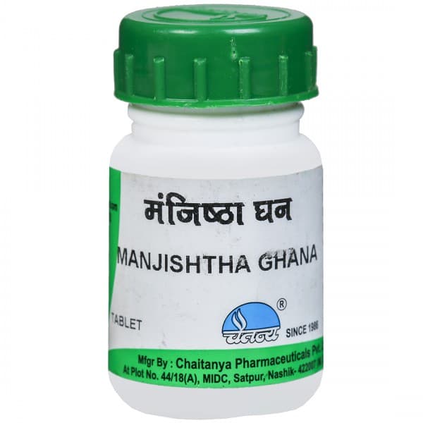 Chaitanya Manjishtha Ghana 250 mg 60 Tablets