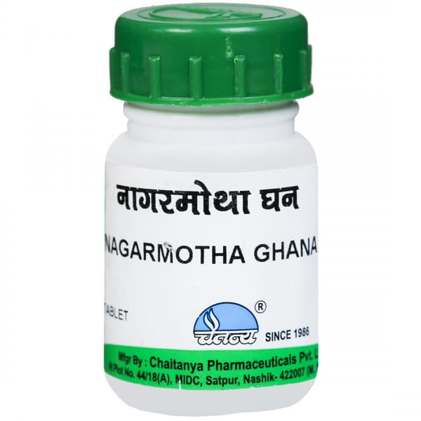 Chaitanya Nagarmotha Ghana 250 mg 60 Tablets