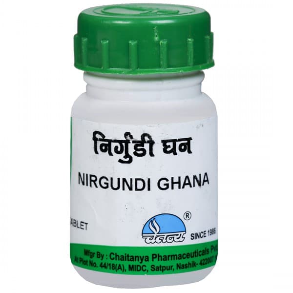Chaitanya Nirgundi Ghana 250 mg 60 Tablets