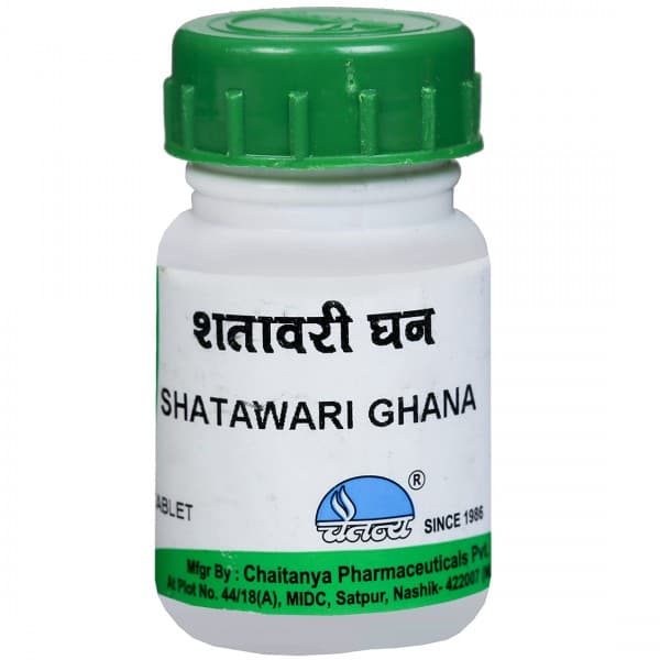 Chaitanya Shatawari Ghana 250 mg 60 Tablets