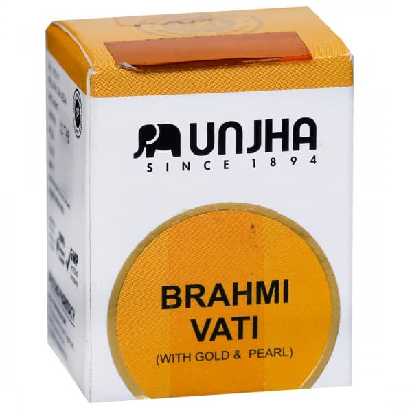 Unjha Brahmi Vati with Gold & Pearl 30 Tablets
