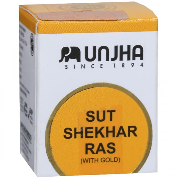 Unjha Sut Shekhar Ras with Gold 10 Tablets