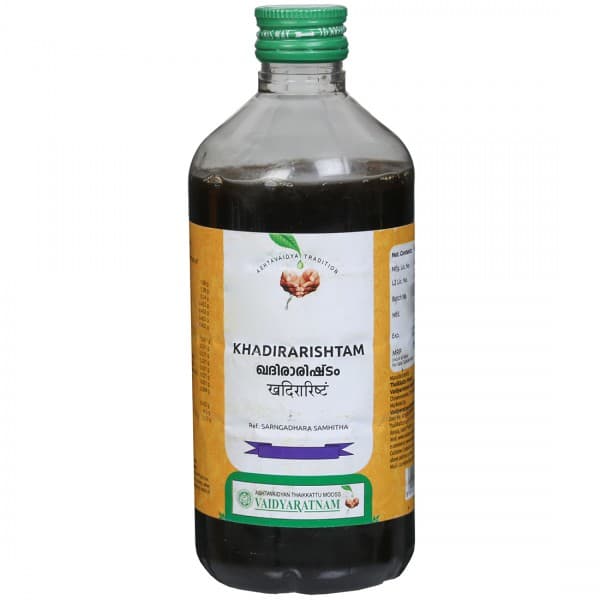 Vaidyaratnam Khadirarishtam 450 ml
