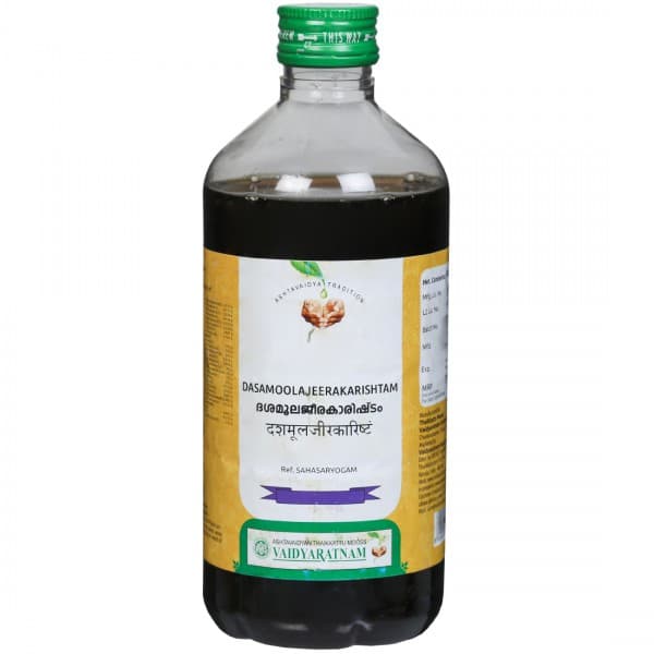 Vaidyaratnam Dasamoolajeerakarishtam 450 ml