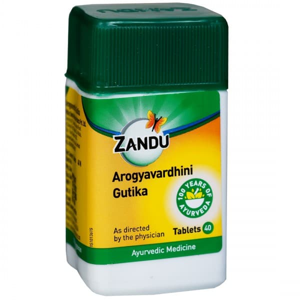 Zandu Arogyavardhini Gutika 40 Tablets