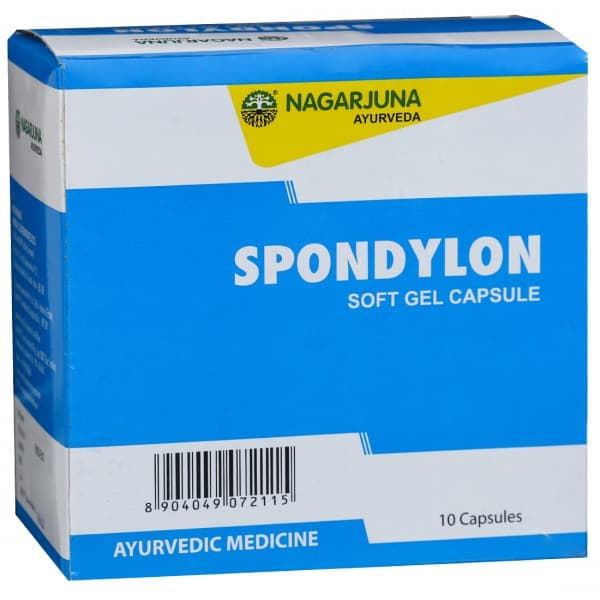 Nagarjuna Ayurveda Spondylon Soft Gel 10 Capsules