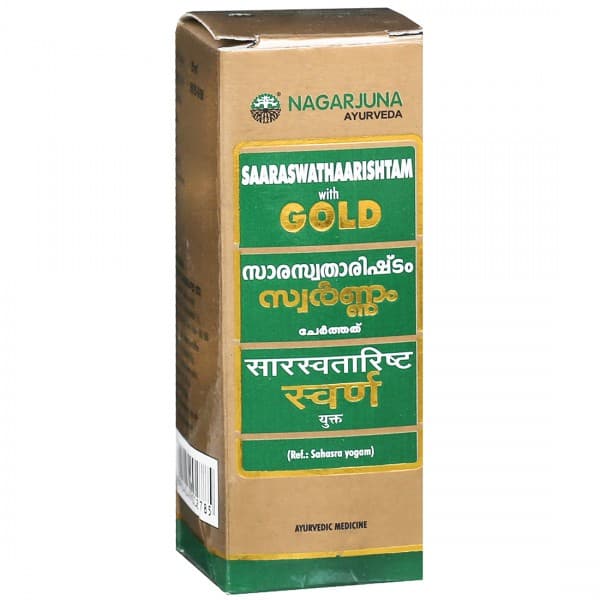 Nagarjuna Ayurveda Saaraswathaarishtam with Gold 25 ml