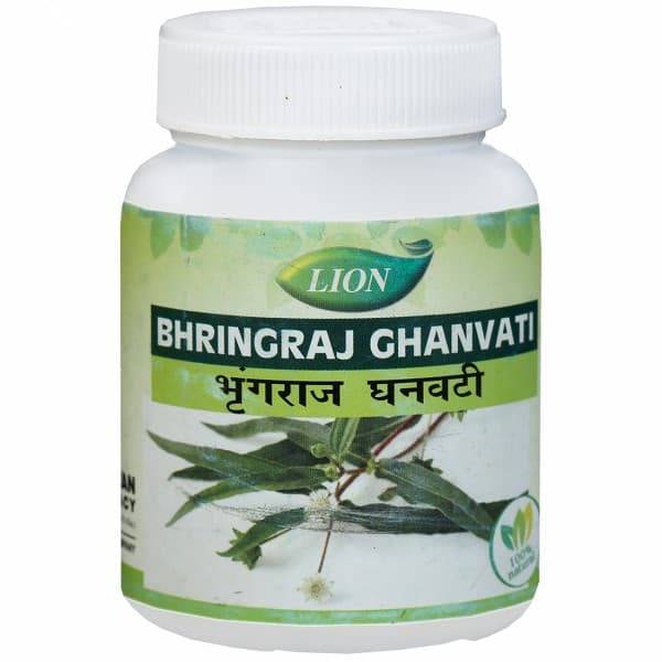Lion Bhringraj Ghanvati 300 mg 100 Tablets