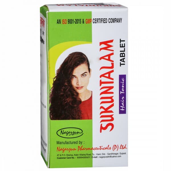 Nagarjun Sukuntalam Hair Tonic 60 Tablets