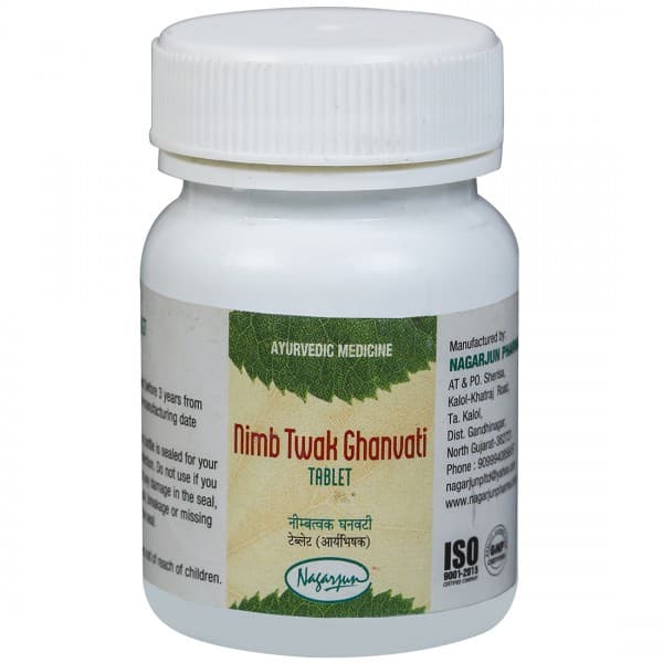 Nagarjun Nimb Twak Ghanvati 60 Tablets