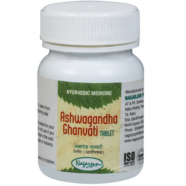Nagarjun Ashwagandha Ghanvati 60 Tablets