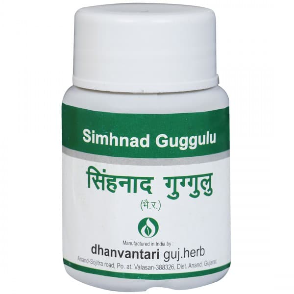 Dhanvantari Simhnad Guggulu 60 Tablets