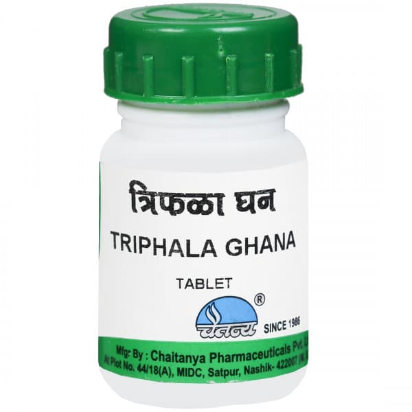 Chaitanya Triphala Ghana 250 mg 60 Tablets