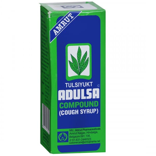 Amrut Tulsiyukt Adulsa Compound Cough Syrup 100 ml