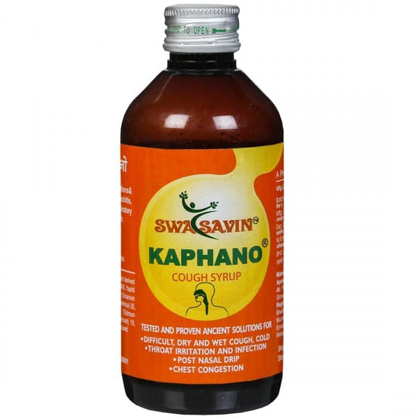 Ayushakti Swacsavin Kaphano Cough Syrup 200 ml