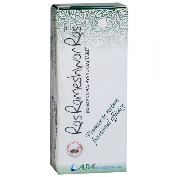 Aura Ras Rameshwar Ras Suvarna Raupya Yukta 30 Tablets