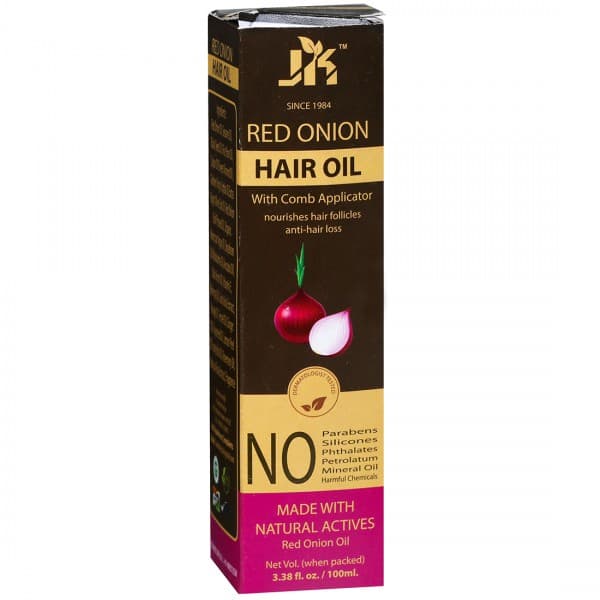 JK Red Onion Hair Oil with Comb Applicator 100 ml