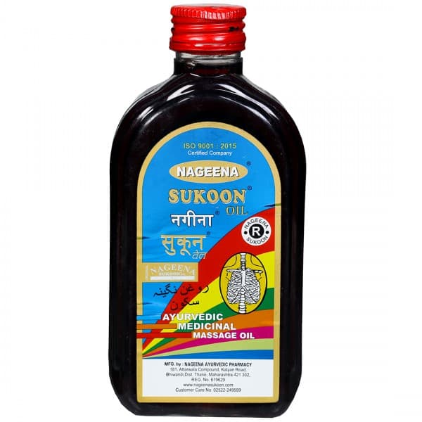 Nageena Sukoon Ayurvedic Medicinal Massage Oil 200 ml