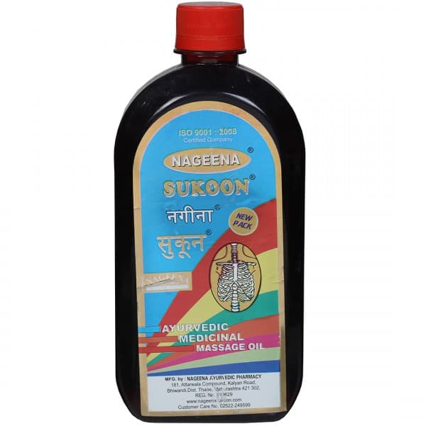 Nageena Sukoon Ayurvedic Medicinal Massage Oil 500 ml