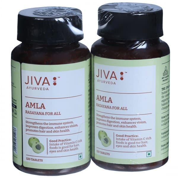 Jiva Ayurveda Amla Rasayana 500 mg 2 x 120 Tablets