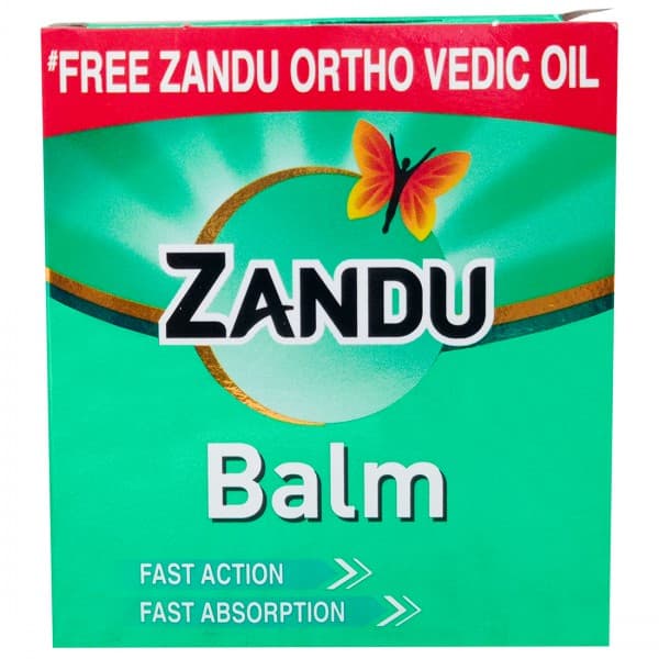 Zandu Balm (Free Zandu Vedic Ortho Oil 12 ml) 50 ml