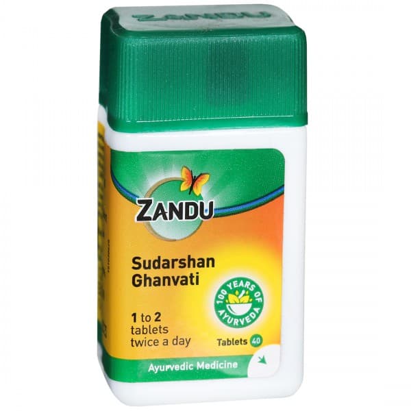 Zandu Sudarshan Ghanvati 40 Tablets