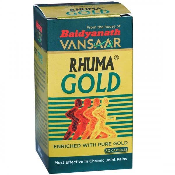 Baidyanath Vansaar Rhuma Gold Enriched with Pure Gold 30 Capsules