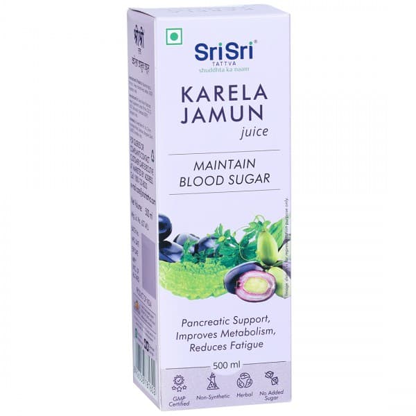 Sri Sri Tattva Karela Jamun Juice Maintain Blood Sugar 500 ml