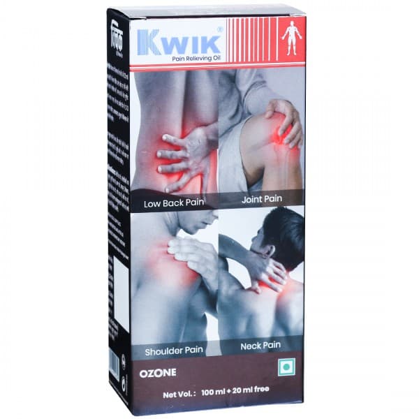 Kwik Pain Relieving Oil (Free 20 ml) 100 ml