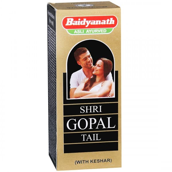Baidyanath Jhansi Shri Gopal Tail with Keshar 50 ml