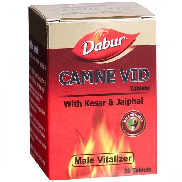 Dabur Camne Vid with Kesar & Jaiphal Male Vitalizer 30 Tablets