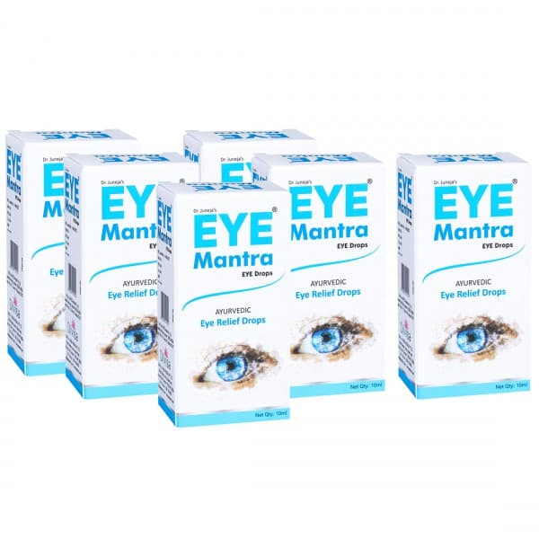 Eye Mantra Ayurvedic Eye Relief Drops (Buy 5 Get 1 Free) 6 x 10 ml