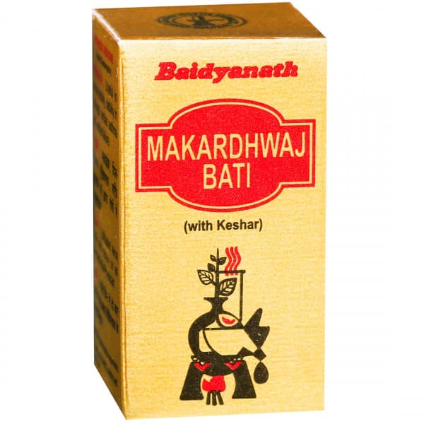 Baidyanath Makardhwaj Bati with Keshar 10 Tablets