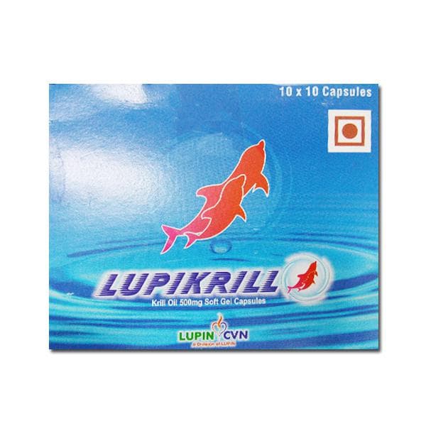 Lupikrill 500 mg 10 Capsules