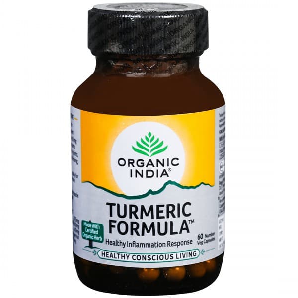 Organic India Turmeric Formula Veg 60 Capsules