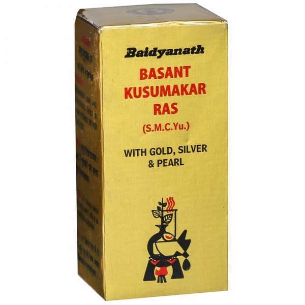 Baidyanath Basant Kusumakar Ras Gold 150 mg 50 Tablets