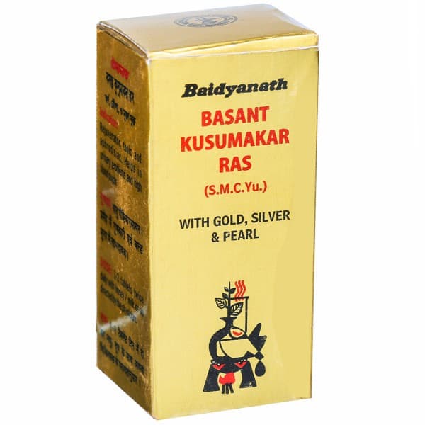 Baidyanath Basant Kusumakar Ras (S.M.c.Yu.) 50 Tablets