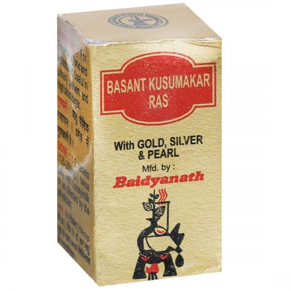 Baidyanath Basant Kusumakar Ras 125 mg 25 Tablets