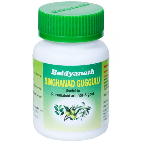 Baidyanath Singhanad Guggulu 80 Tablets