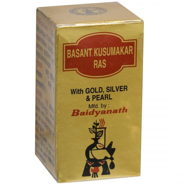 Baidyanath Basant Kusumakar Ras 125 mg 5 Tablets