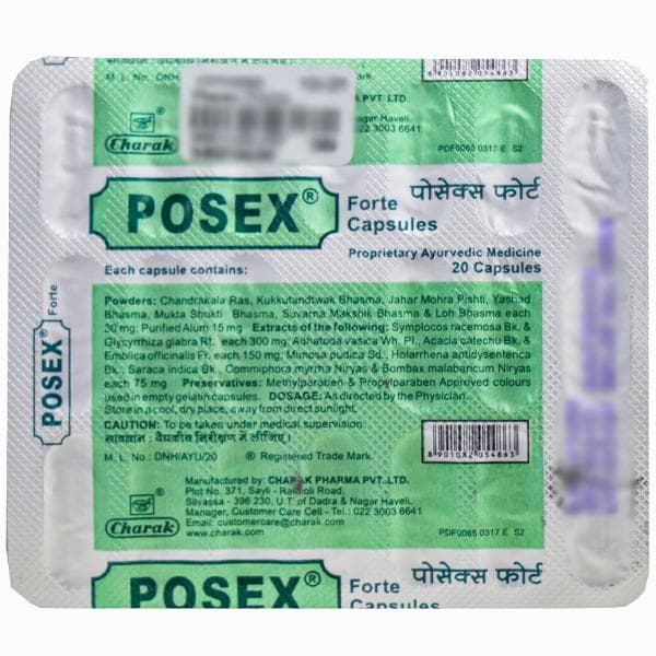 Posex Forte 20 Capsules