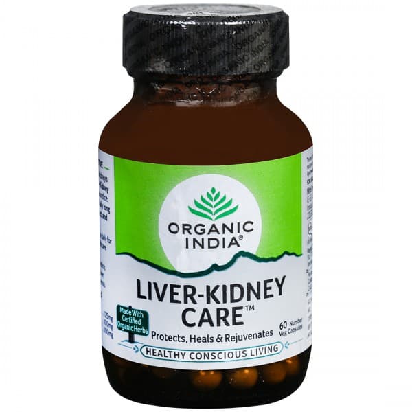 Organic India Liver Kidney Care Veg 60 Capsules