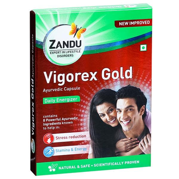 Zandu Vigorex Gold Ayurvedic 10 Capsules