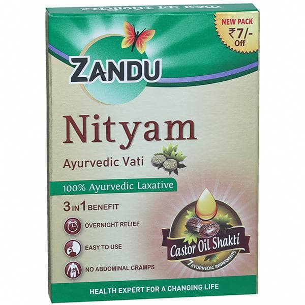 Zandu Nityam Ayurvedic Vati (Rs.7/- Off) 10 Tablets