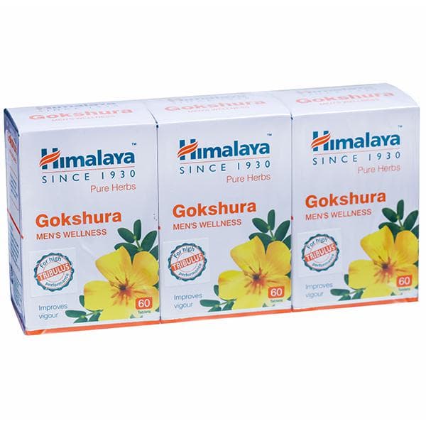 Himalaya Gokshura 3 x 60 Tablets